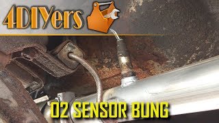 How to Install a Weld in O2 Sensor Exhaust Bung [upl. by Nagy]