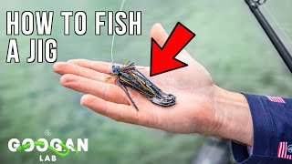 HOW TO FISH A JIG  BASS FISHING BASICS [upl. by Ahsinelg]