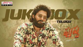 Pushpa  The Rise Full Songs Jukebox Telugu  Allu Arjun  Rashmika  FahadhFaasil  Sukumar  DSP [upl. by Phedra]