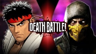 Ryu VS Scorpion Street Fighter VS Mortal Kombat  DEATH BATTLE [upl. by Jemma]