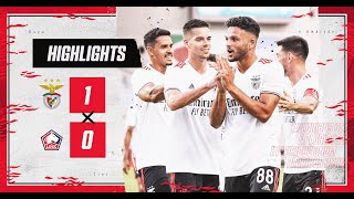 RESUMO  HIGHLIGHTS SL Benfica 10 Lille OSC [upl. by Aisylla]