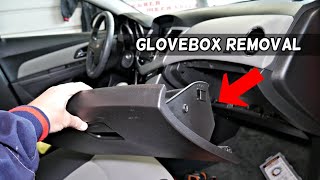 CHEVROLET CRUZE GLOVEBOX REMOVAL REPLACEMENT GLOVE BOX BROKEN [upl. by Elleina]