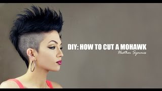 DIY HOW TO CUT A MOHAWK [upl. by Spain]