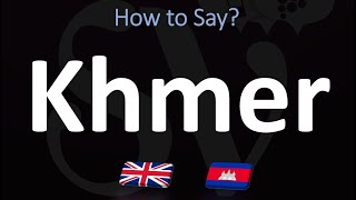 How to Pronounce Khmer CORRECTLY [upl. by Yrellih]