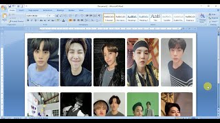 Rounded Corners PHOTOCARDS  microsoft word [upl. by Eeloj]