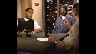 Dj Quik and Mc Eiht squash beef 1999 BET Tonight interview 1 of 2 [upl. by Ahsatam]