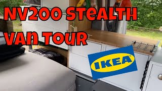 Stealth Nissan NV200 Camper Van Build on a Budget [upl. by Arber]