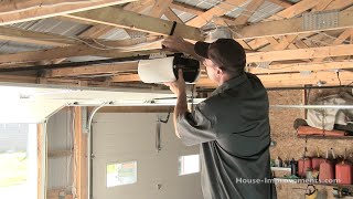 How To Install A Garage Door Opener [upl. by Prem]