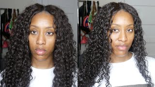 Maintaining Synthetic Curly Hair ft Milky Way Organique Water Curl  Shanice Antoinette [upl. by Dorcus]