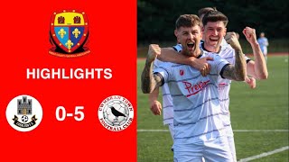 Caerleon 05 Cwmbrân Town  Gwent FA Senior cup  Quarter final highlights [upl. by Ttayw472]