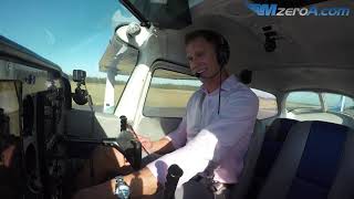 Class D Airspace Radio Communications Departure  MzeroA Flight Training [upl. by Vetter73]