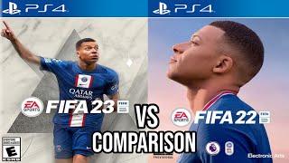 FIFA 23 Vs FIFA 22 PS4 [upl. by Roper445]