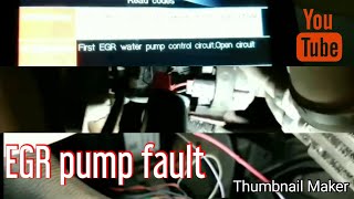 Renault Trafic EGR coolant pump fault [upl. by Erie]