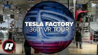 See where Tesla makes its cars 360 Degree VR Factory Tour [upl. by Eetsud284]