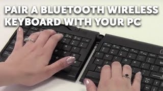 How to connect a Bluetooth Keyboard to PC [upl. by Tniassuot]