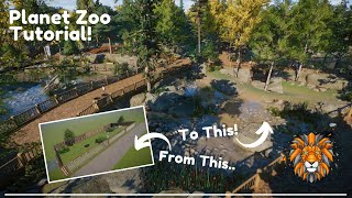 Planet Zoo Natural Habitat Tutorial Steps and Ideas [upl. by Kramlich888]