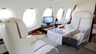 How Dassault Puts the VIP Touch Inside the Falcon Jet Cabins – BJT [upl. by Angelita686]