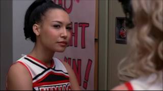 Glee  Santana asks Finn out 1x15 [upl. by Youngman]