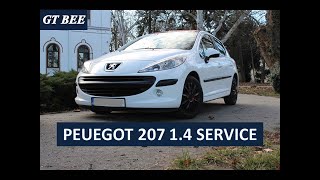 Peugeot 207 14 SERVICE [upl. by Eilrebmik]