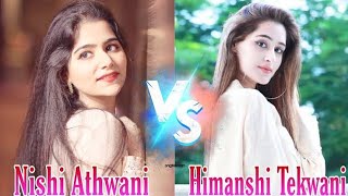 Himanshi Tekhwani vs Nishi Athwani that glam couple that glam girl grace with fashion [upl. by Jardena103]