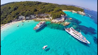 Paxos Antipaxos Blue Caves  Ionian Cruises [upl. by Uttasta17]