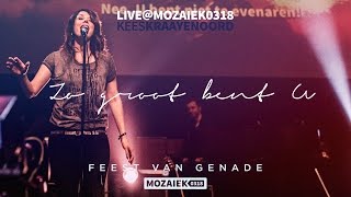 Zo Groot Bent U LiveMozaiek0318  Mozaiek Worship [upl. by Yellah]