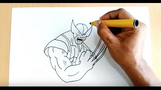 How to Draw Wolverine [upl. by Aihsas]