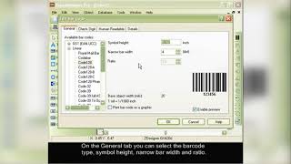 Zebra Designer Software Creating a barcode field for keybaord input [upl. by Mycah]