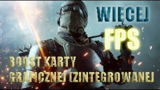 3 sposoby na więcej FPS  jak zboostować zintegrowaną kartę graficzną Windows 10 amp 8 [upl. by Aitsirk105]