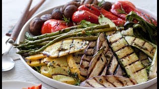 How to Make Giadas Grilled Vegetable Medley  Food Network [upl. by Barmen]