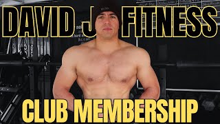 DAVID J FITNESS CLUB MEMBERSHIP [upl. by Arnuad]