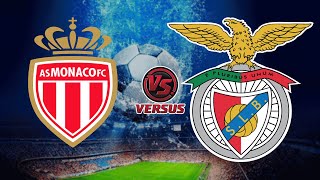 AS MONACO vs SL BENFICA  UEFA CHAMPIONS LEAGUE 2024 2025 [upl. by Dnomder]