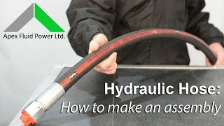 Hydraulic Hose  How To Make an Assembly [upl. by Aleac611]