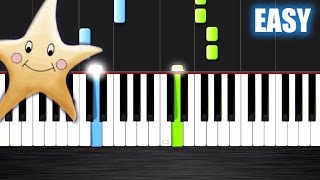 Twinkle Twinkle Little Star  EASY Piano Tutorial by PlutaX  Synthesia [upl. by Luo]