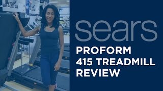 Proform Crosswalk 415 Treadmill Review [upl. by Laktasic]