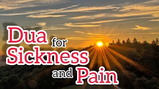 Dua for Sickness and Pain  Dua for health from Hadith Shorts [upl. by Adorne]