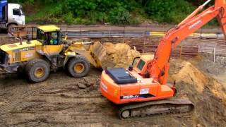 Bagger arbeiten  Großbaustelle [upl. by Esojnauj865]