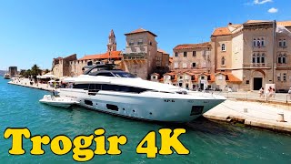 Trogir Croatia Walking Tour 4K [upl. by Cthrine]