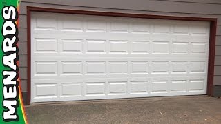 How To Install a Garage Door  Menards [upl. by Asa]