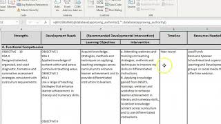 HOW TO CREATE DEVELOPMENT PLAN PART 4 IN IPCRF [upl. by Aztinay]